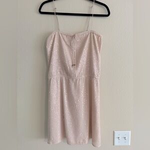Blush Sequin Tunic Dress
